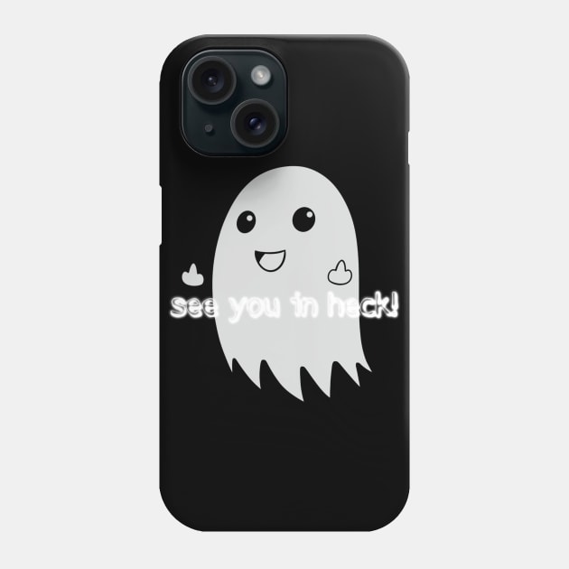 Heckin Boo Phone Case by Meowlentine