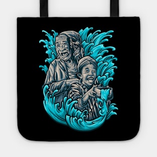 SMILE GRANDMA Tote