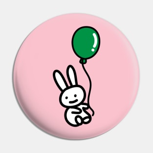 #GoGreen_RabbitHappy Pin