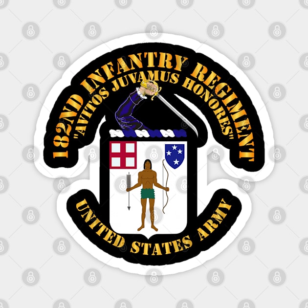 COA - 182nd Infantry Regiment Magnet by twix123844