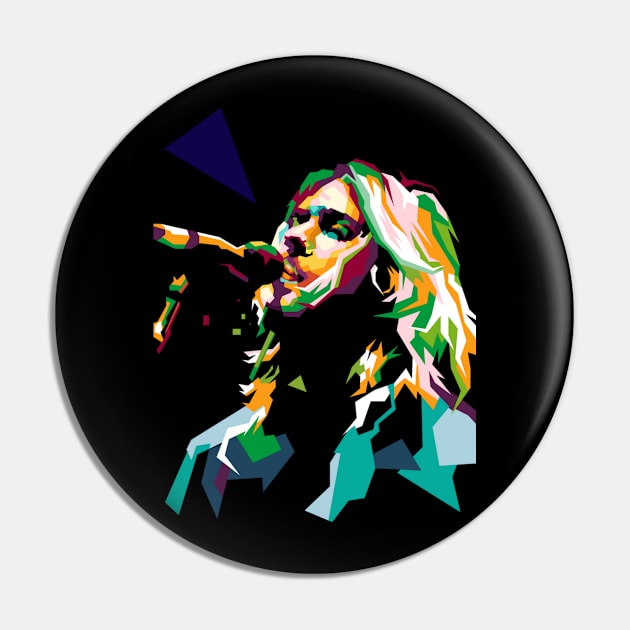 Singer Song Writer In Wpap Pin by animaperio pixel retro