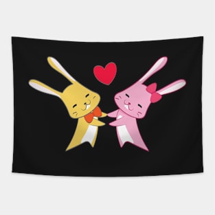 Hug Bunny Tapestry