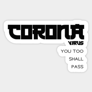 Coronavirus 2020 China Virus Stickers Teepublic