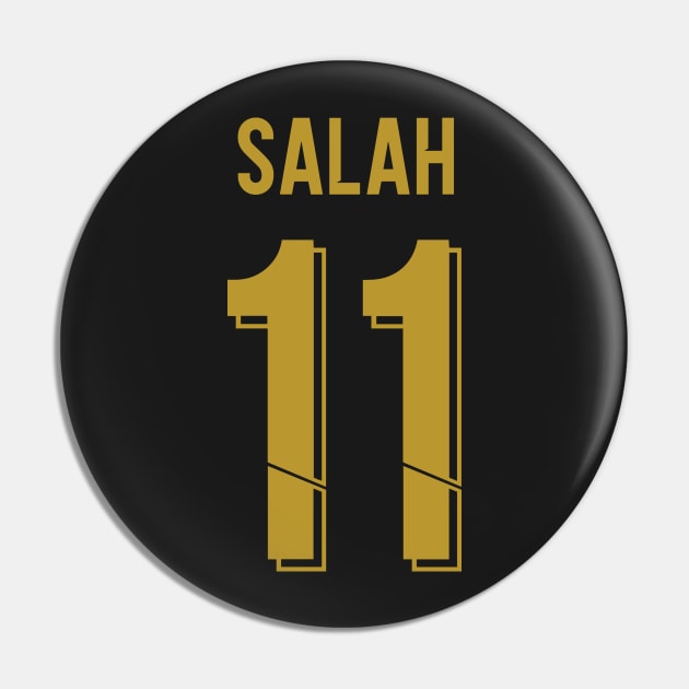 Salah Liverpool jersey 19/20 Black & Gold Pin by Alimator