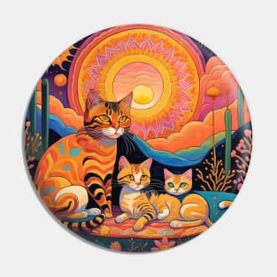 Cute cats familiy Pin