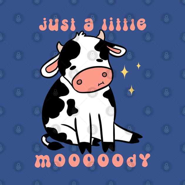 Just a little moody a cute and funny moody cow by Yarafantasyart