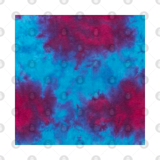 Tie Dye Smoky Red Blue by Live Together