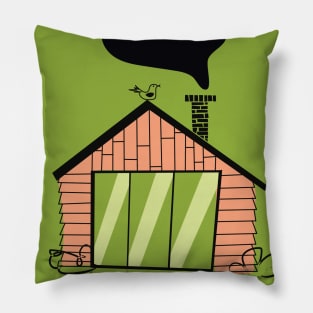 1950s American Homestead Pillow