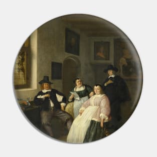 The De Goyer Family and the Painter by Adriaen van Ostade Pin