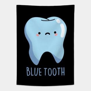 Blue Tooth Cute Funny Bluetooth Pun Tapestry