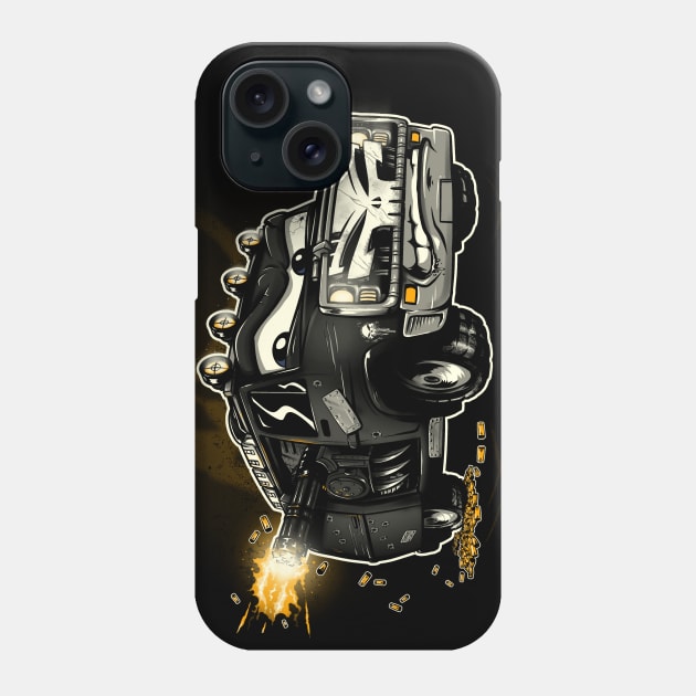 War Wagon Phone Case by poopsmoothie