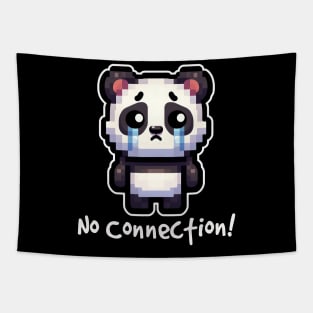 No Connection Cute Panda Bear Tapestry