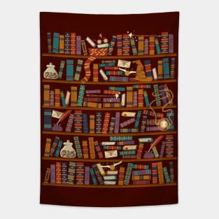 Bookshelf Tapestry