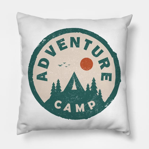 ADVENTURE CAMP Pillow by BLZstore