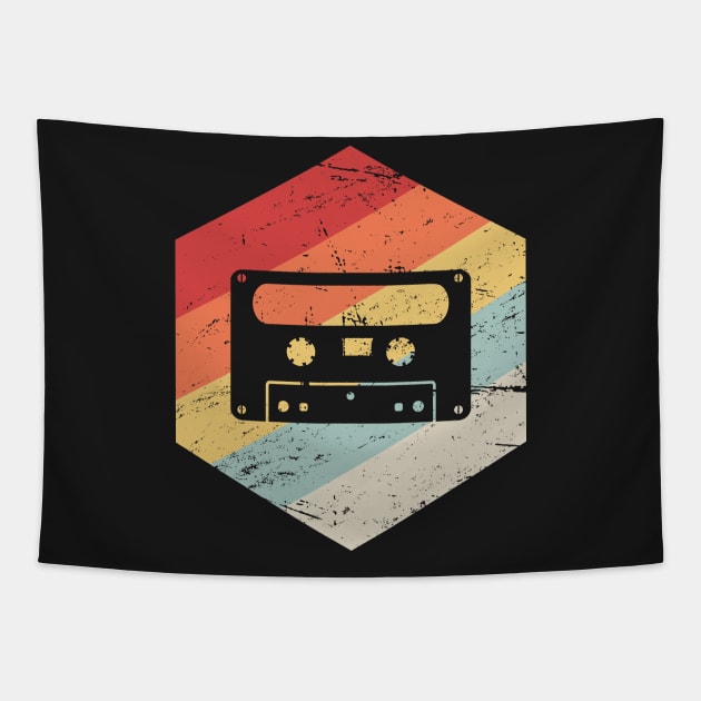 Retro Vintage Cassette Icon Tapestry by MeatMan