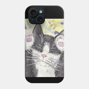 Happy cat art Phone Case