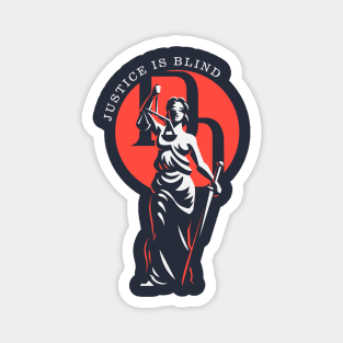 Justice is Blind Magnet