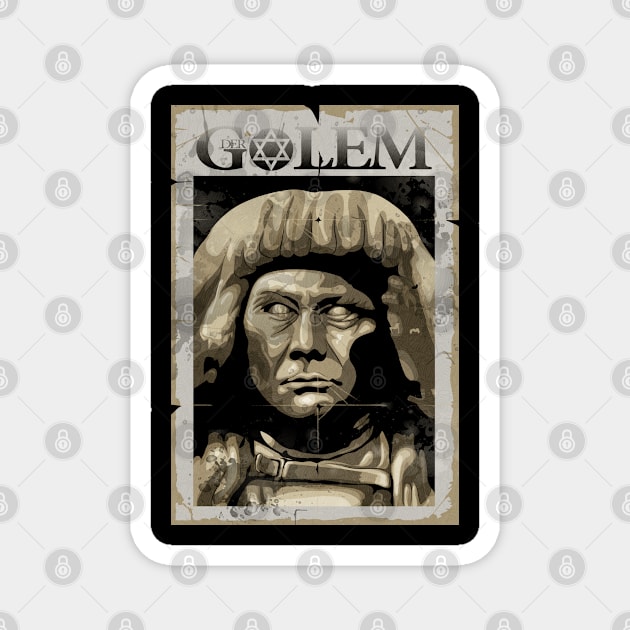 The Golem, Der Golem, hejk81 Magnet by HEJK81