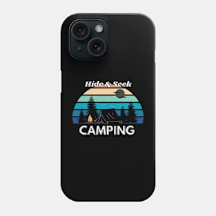 Hide and seek camping trip. Phone Case