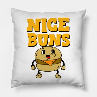 NICE Buns Burger Time Pillow