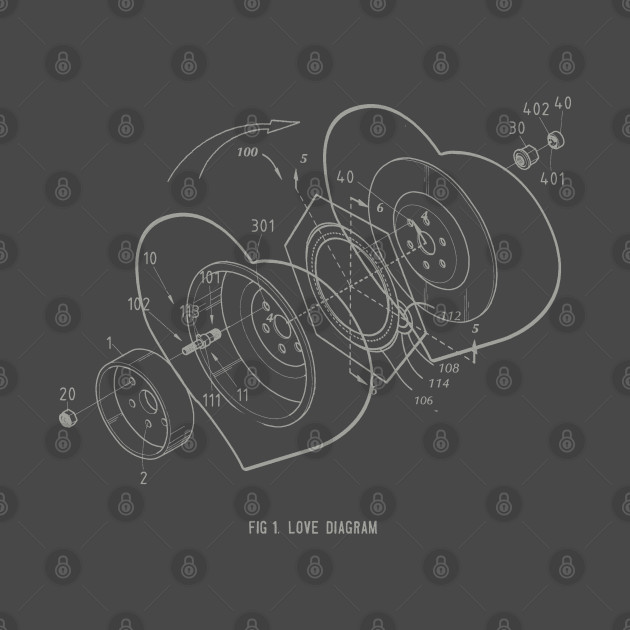 Love Schematics - Love - Phone Case