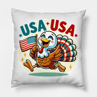 Happy Turkey Pillow