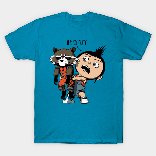 Fluffy Lil Guardian - Guardians Of The Galaxy - T-Shirt | TeePublic