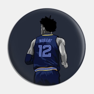 Ja Morant Pixel Back Pin