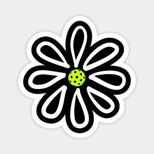 Pickleball shirts, Flower Daisy pickleball center Magnet