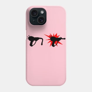 Zombie Pack-a-Punched Ray Gun on Soft Pink Phone Case