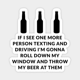 Funny Beer Quote Magnet