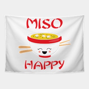 Kawaii Miso Happy Tapestry