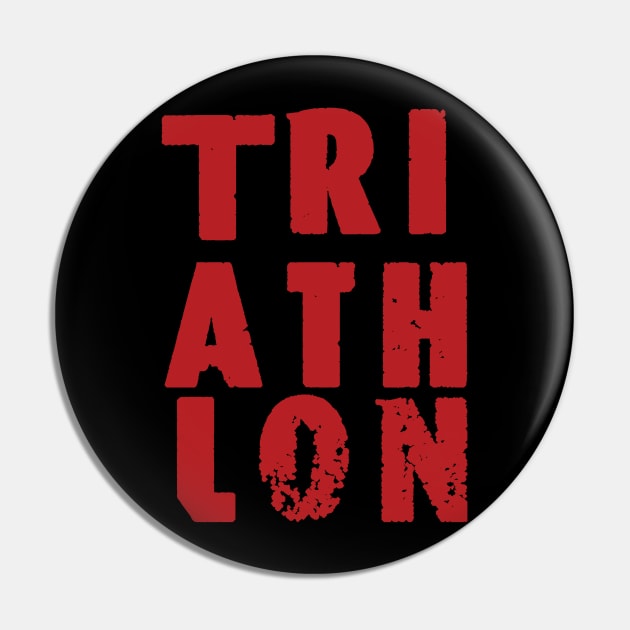 Triathlon Pin by Wine4ndMilk