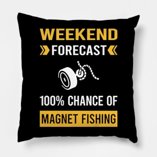 Weekend Forecast Magnet Fishing Pillow