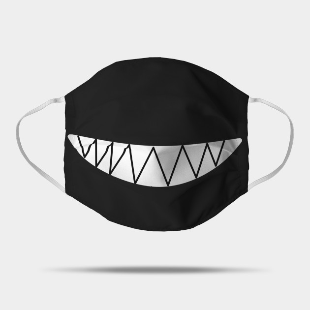 Evil Smile Roblox Mask Mask Teepublic - off white mask roblox