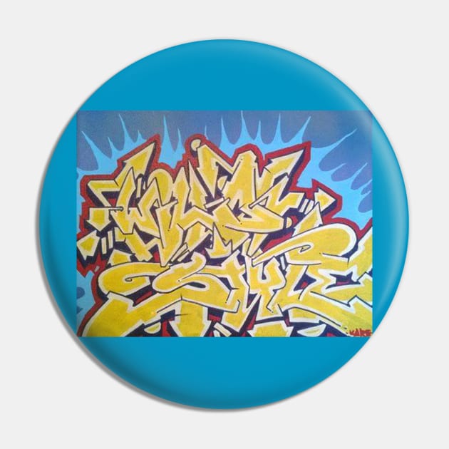 WildStyle graffiti Pin by Afuphilly