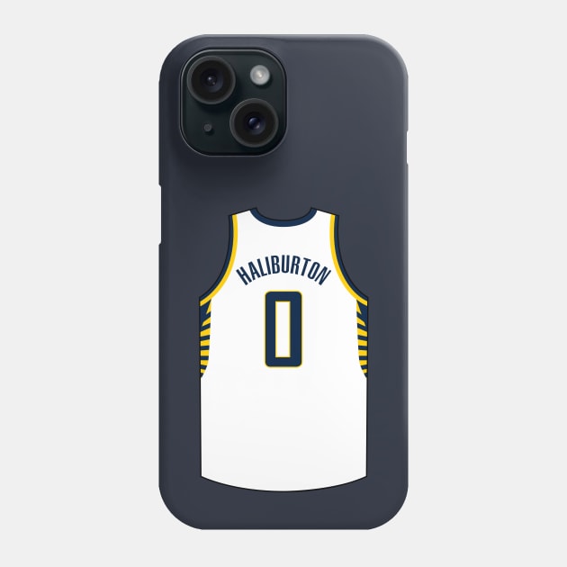 Tyrese Haliburton Indiana Jersey Qiangy Phone Case by qiangdade