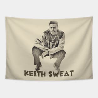 Keith Sweat Retro Portrait Tapestry