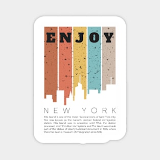 retro enjoy Magnet