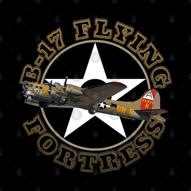 B-17 Flying Fortress Heavy Bomber Air Shows Plane Spotting by F&L Design Co.