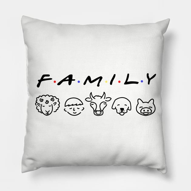 Family Pillow by teeco