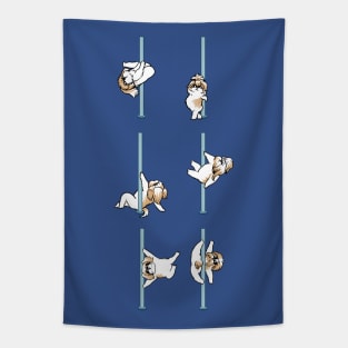 Shih Tzu Pole Dancing Club Tapestry