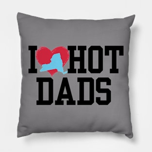 I Love New York Hot Dads Pillow