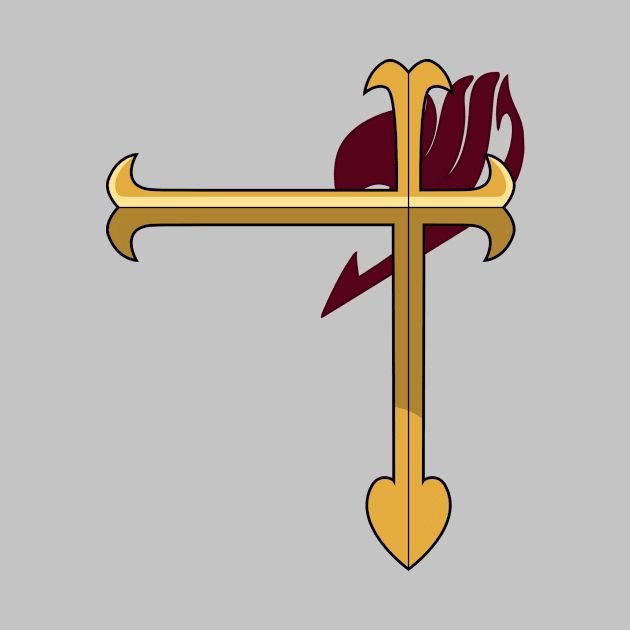 Erza Scarlet's Heart Kreuz Armor Symbol by FapGod