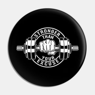 gym stronger Pin