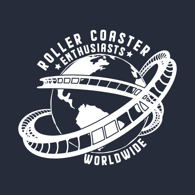 Roller Coaster Enthusiasts Worldwide, Roller Coaster Globe by emmjott