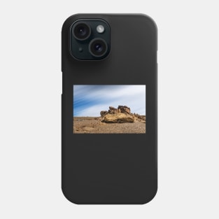 Rocky landscape in the coast of Brittany Phone Case