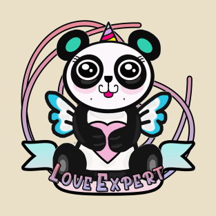 Pandacorn Love Expert T-Shirt