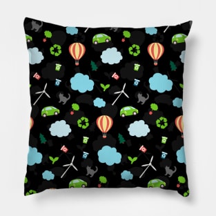 Eco Life Pattern Pillow