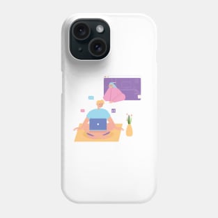 Work From Home Phone Case